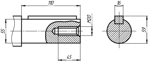 Ч2-80-125 выходной вал цилиндрический с внутренней резьбой.jpg